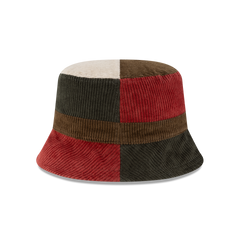 New Era Branded Corduroy Pieced Bucket Hat