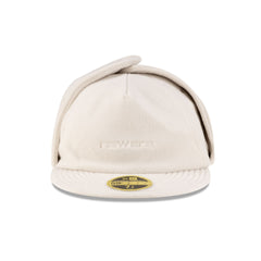New Era Branded Vintage Stone Polartec Dog Ear Retro Crown 59FIFTY Fitted Hat