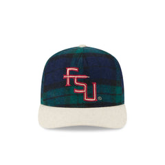 Florida State Seminoles Plaid Letterman 19TWENTY Adjustable Hat