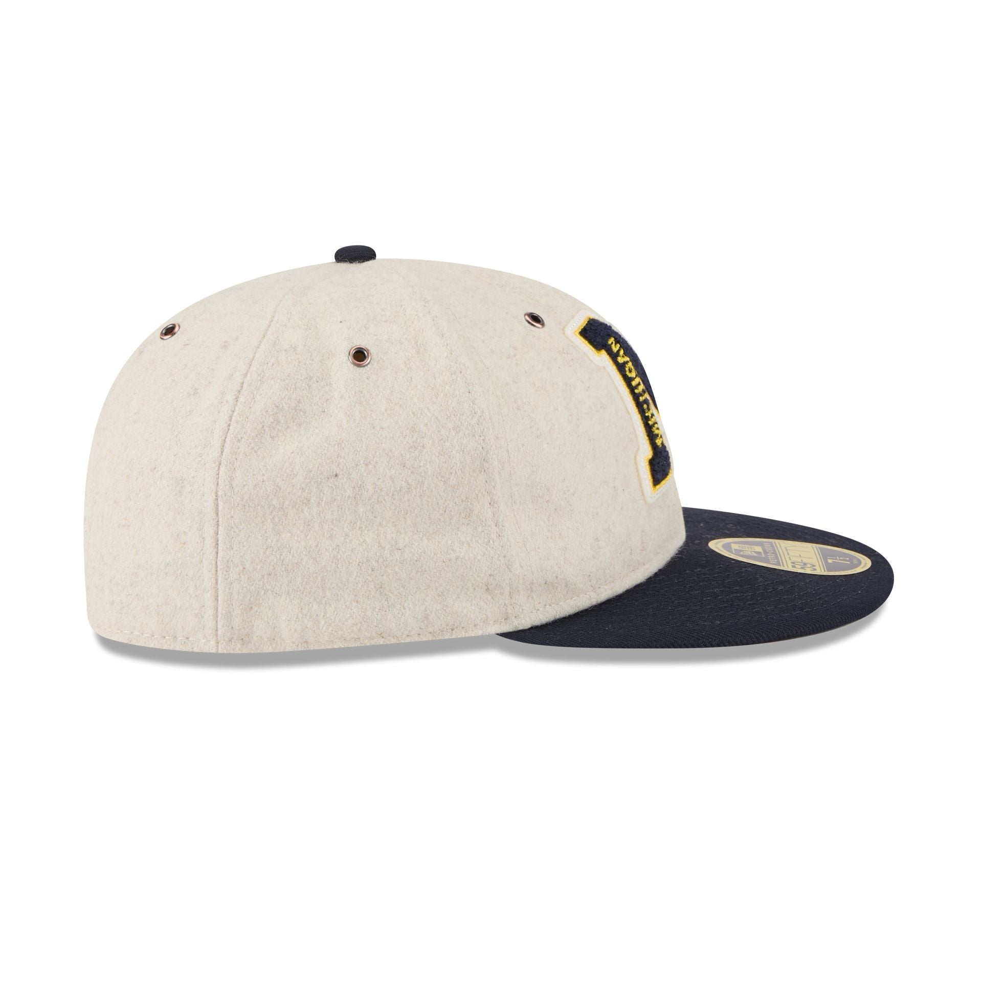 Michigan Wolverines College Vault Wool Letterman Retro Crown 59FIFTY Fitted Hat