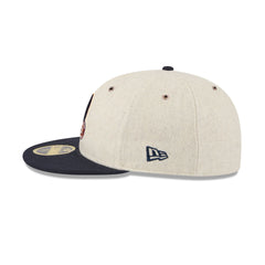 Houston Astros Wool Letterman Retro Crown 59FIFTY Fitted Hat
