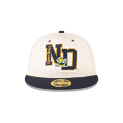 Notre Dame Fighting Irish College Vault Wool Letterman Retro Crown 59FIFTY Fitted Hat