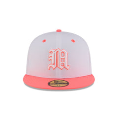 Miami Hurricanes Chrome Pink 59FIFTY Fitted Hat