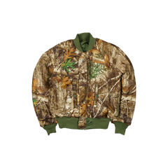 New Era Branded x Realtree® Alpha Industries New Olive Bomber Jacket