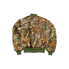 New Era Branded x Realtree® Alpha Industries New Olive Bomber Jacket