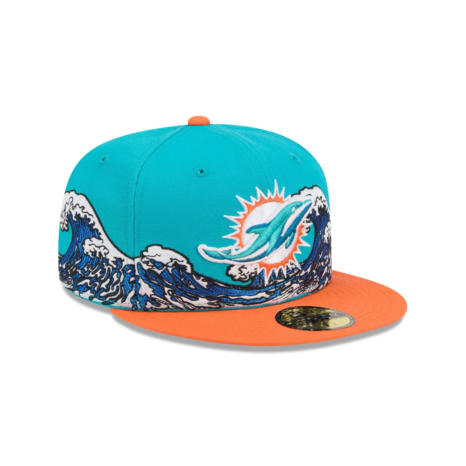 Miami Dolphins Tidal Flow 59FIFTY Fitted Hat