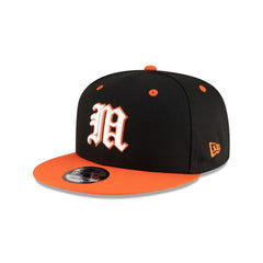 New Era x adidas Miami Hurricanes Black 9FIFTY Snapback Hat