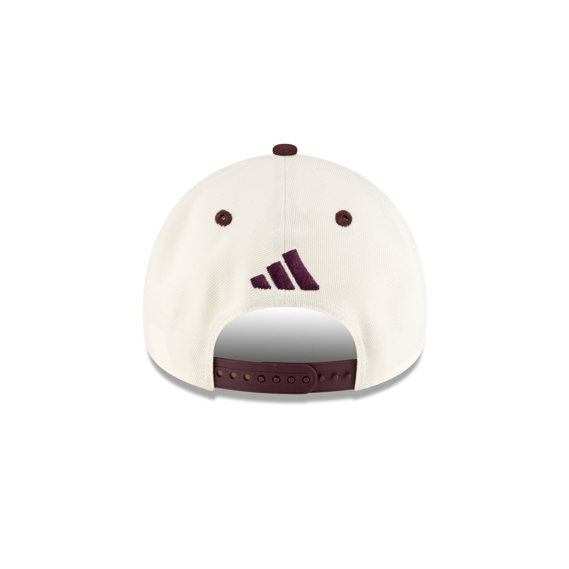 New Era x adidas Texas A&M Aggies Chrome White 9FORTY A-Frame Snapback Hat