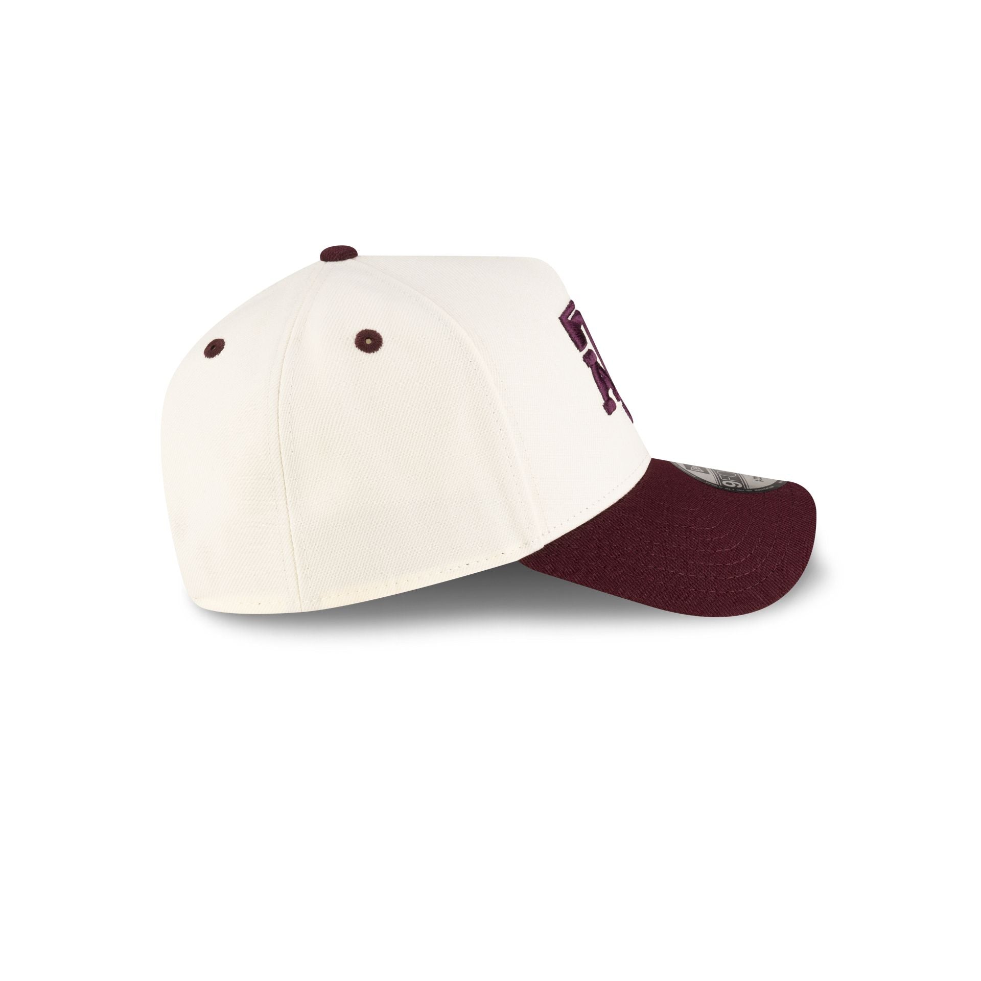 New Era x adidas Texas A&M Aggies Chrome White 9FORTY A-Frame Snapback Hat
