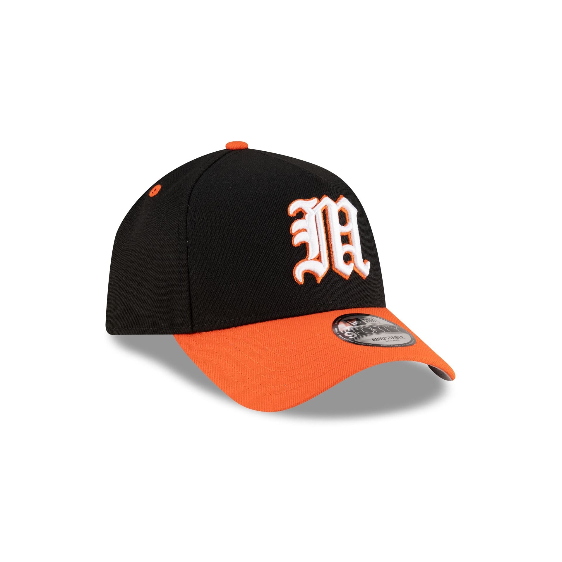 New Era x adidas Miami Hurricanes Black 9FORTY A-Frame Snapback Hat
