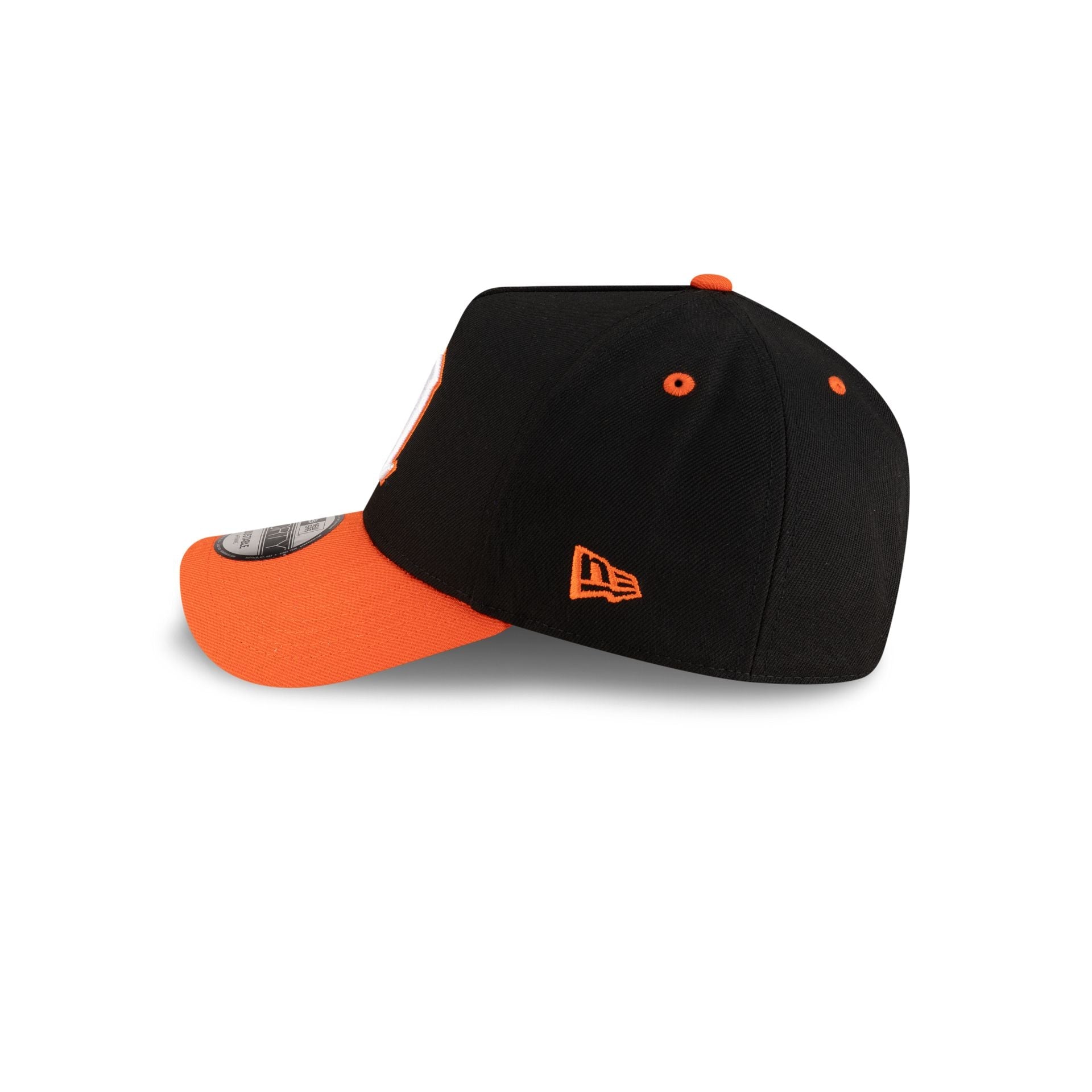 New Era x adidas Miami Hurricanes Black 9FORTY A-Frame Snapback Hat