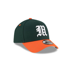 New Era x adidas Miami Hurricanes Green 9FORTY A-Frame Snapback Hat