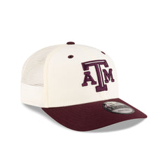 New Era x adidas Texas A&M Aggies Chrome White 9SEVENTY Trucker Hat