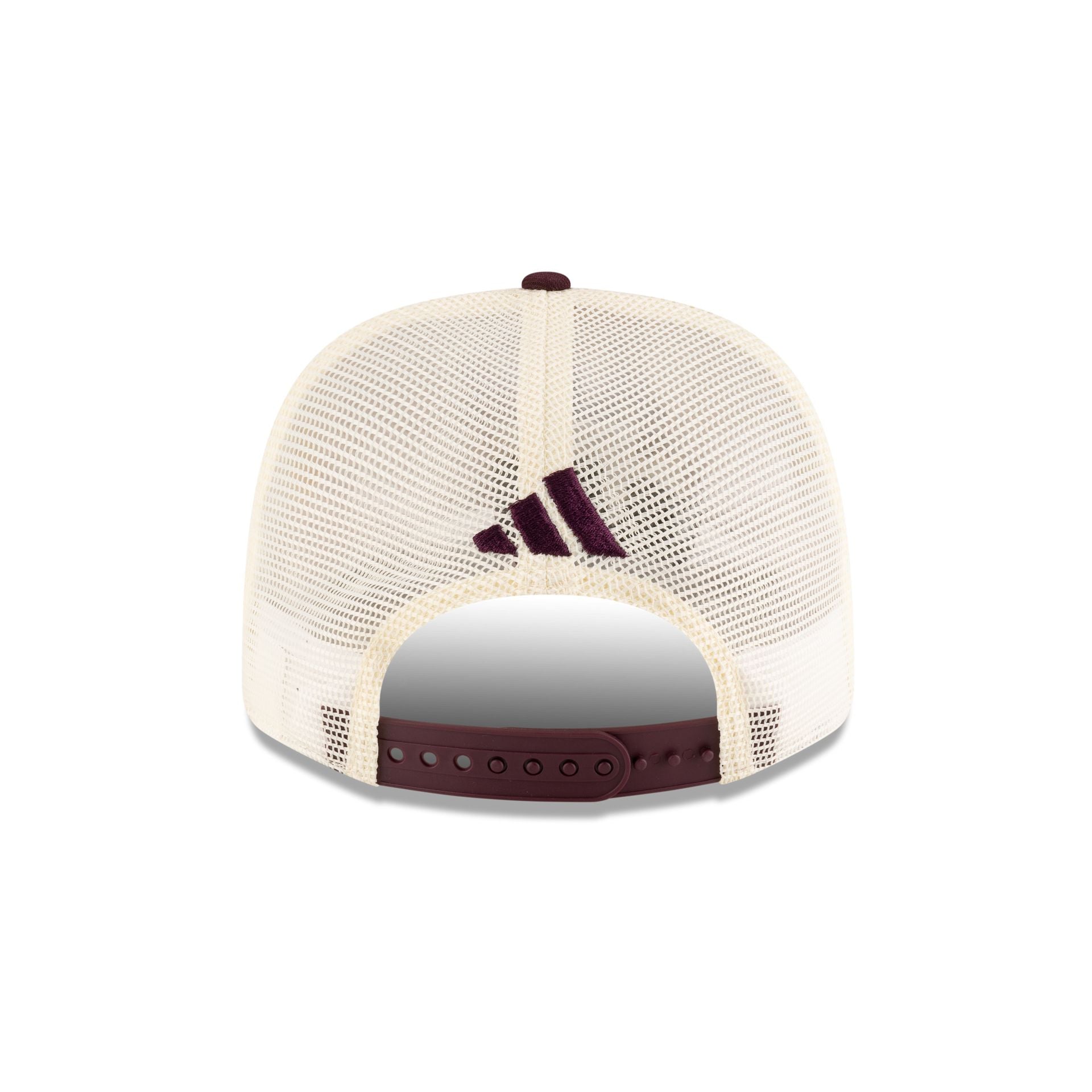 New Era x adidas Texas A&M Aggies Chrome White 9SEVENTY Trucker Hat