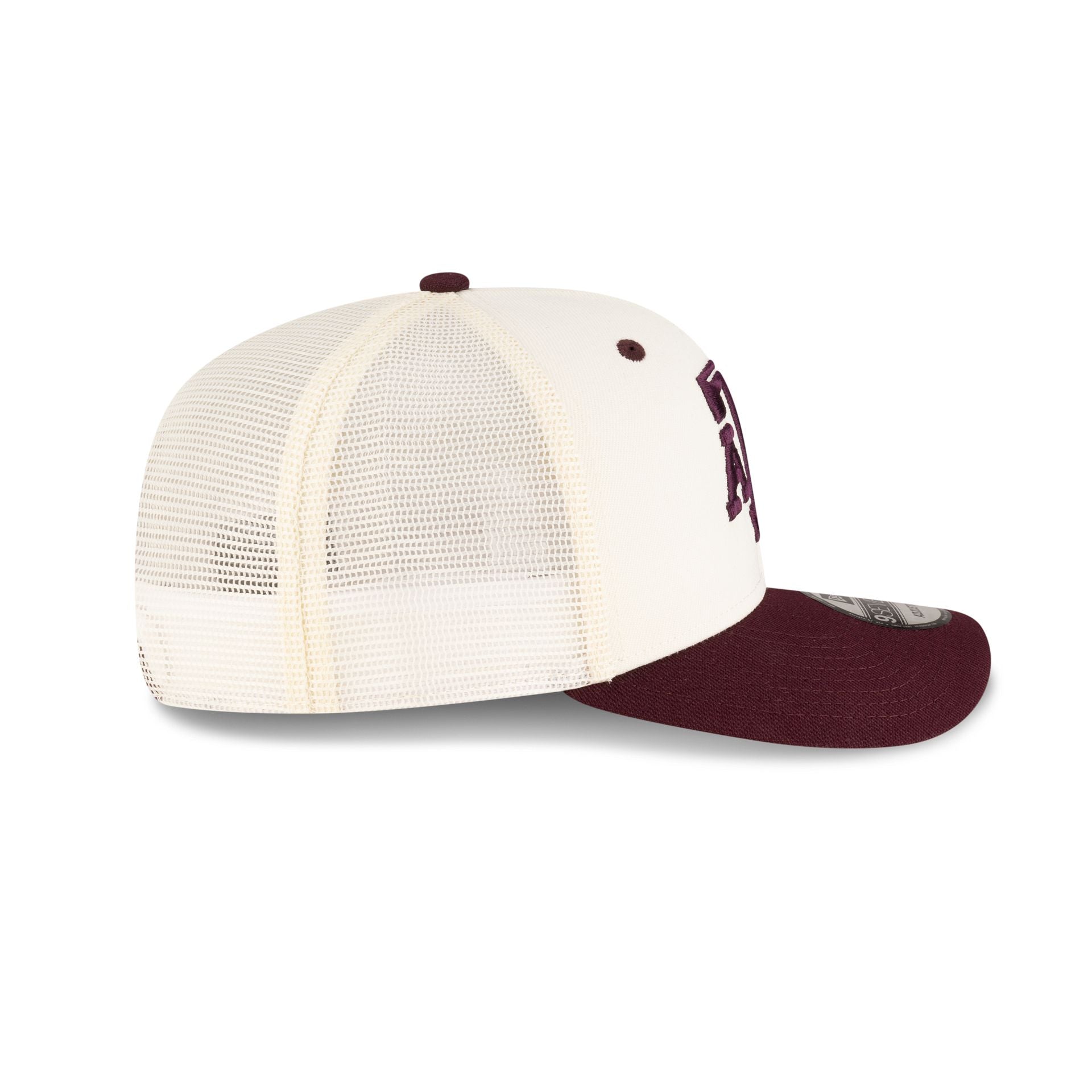 New Era x adidas Texas A&M Aggies Chrome White 9SEVENTY Trucker Hat