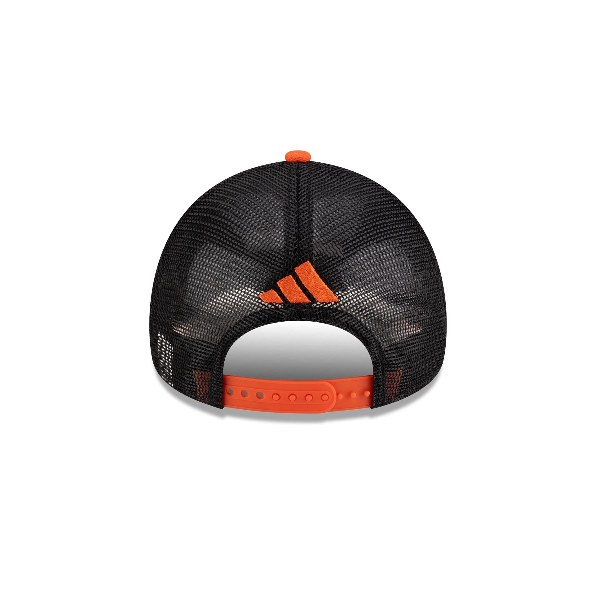 New Era x adidas Miami Hurricanes Black 9SEVENTY Trucker Hat