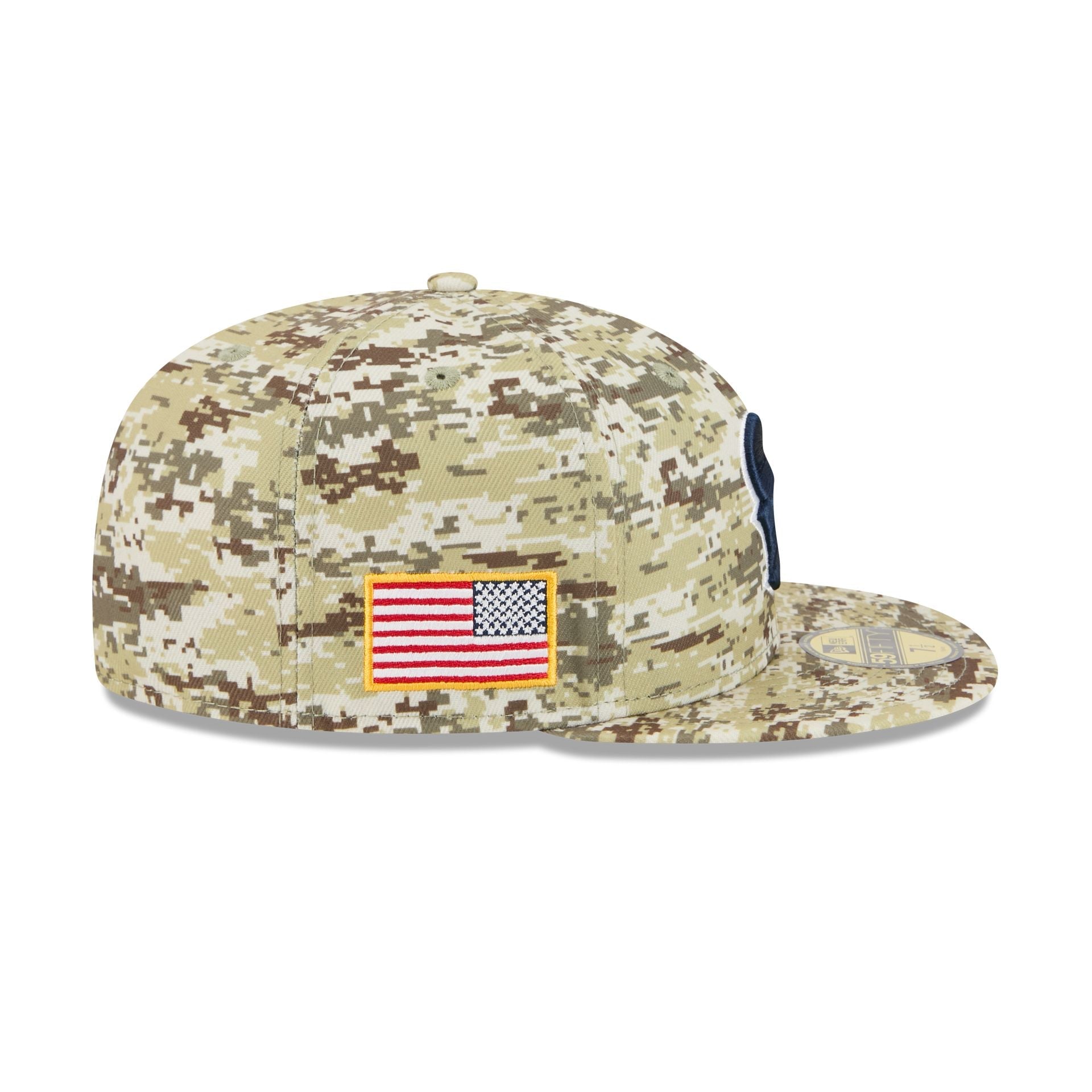 Houston Texans 2025 Salute to Service Fan Gear 59FIFTY Fitted Hat