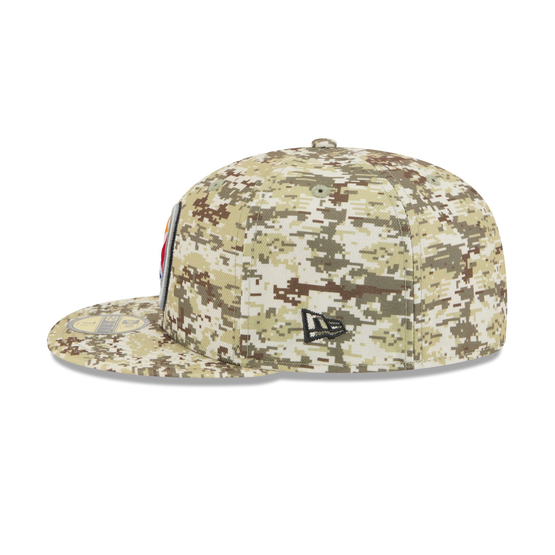 Pittsburgh Steelers 2025 Salute to Service Fan Gear 59FIFTY Fitted Hat