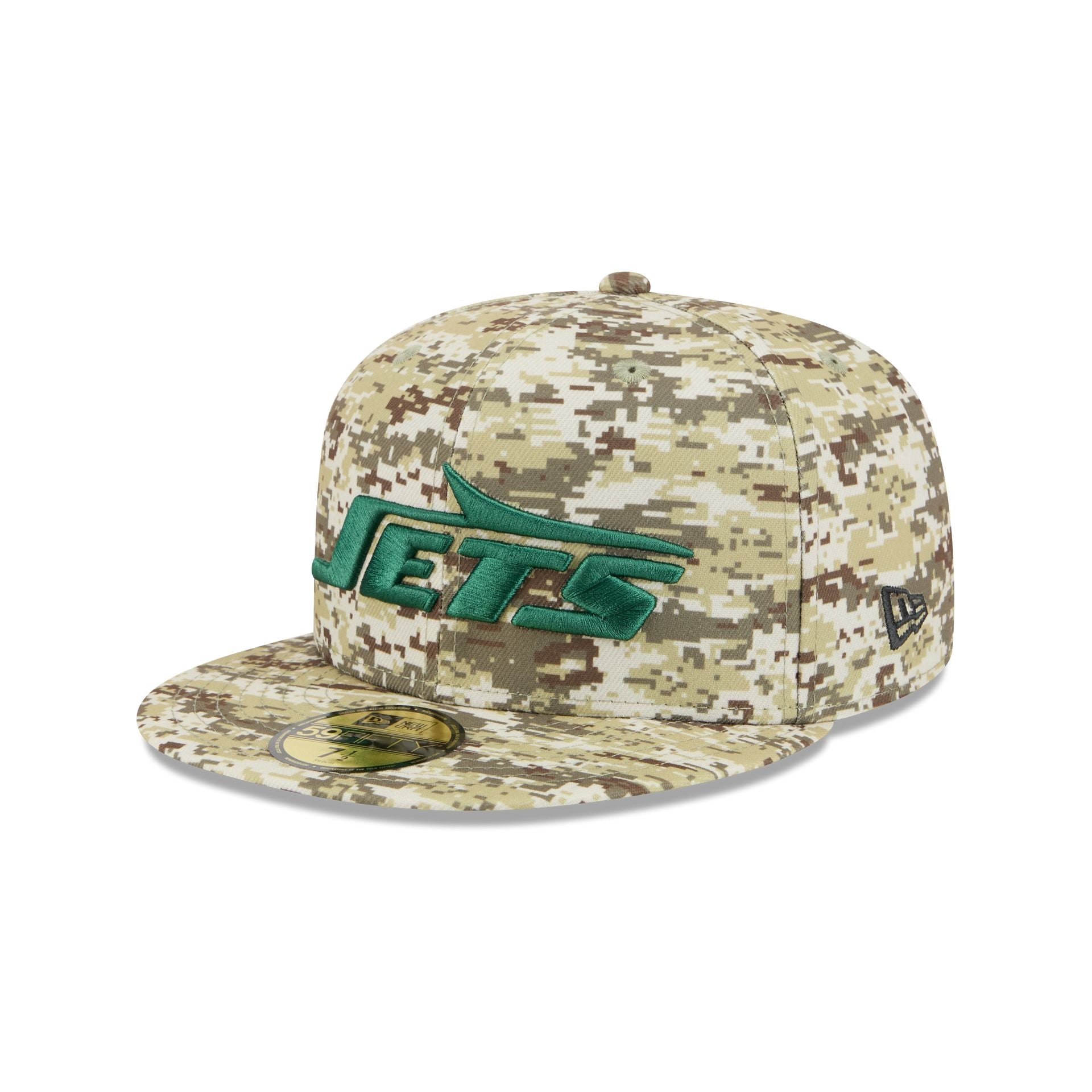 New York Jets 2025 Salute to Service Fan Gear 59FIFTY Fitted Hat