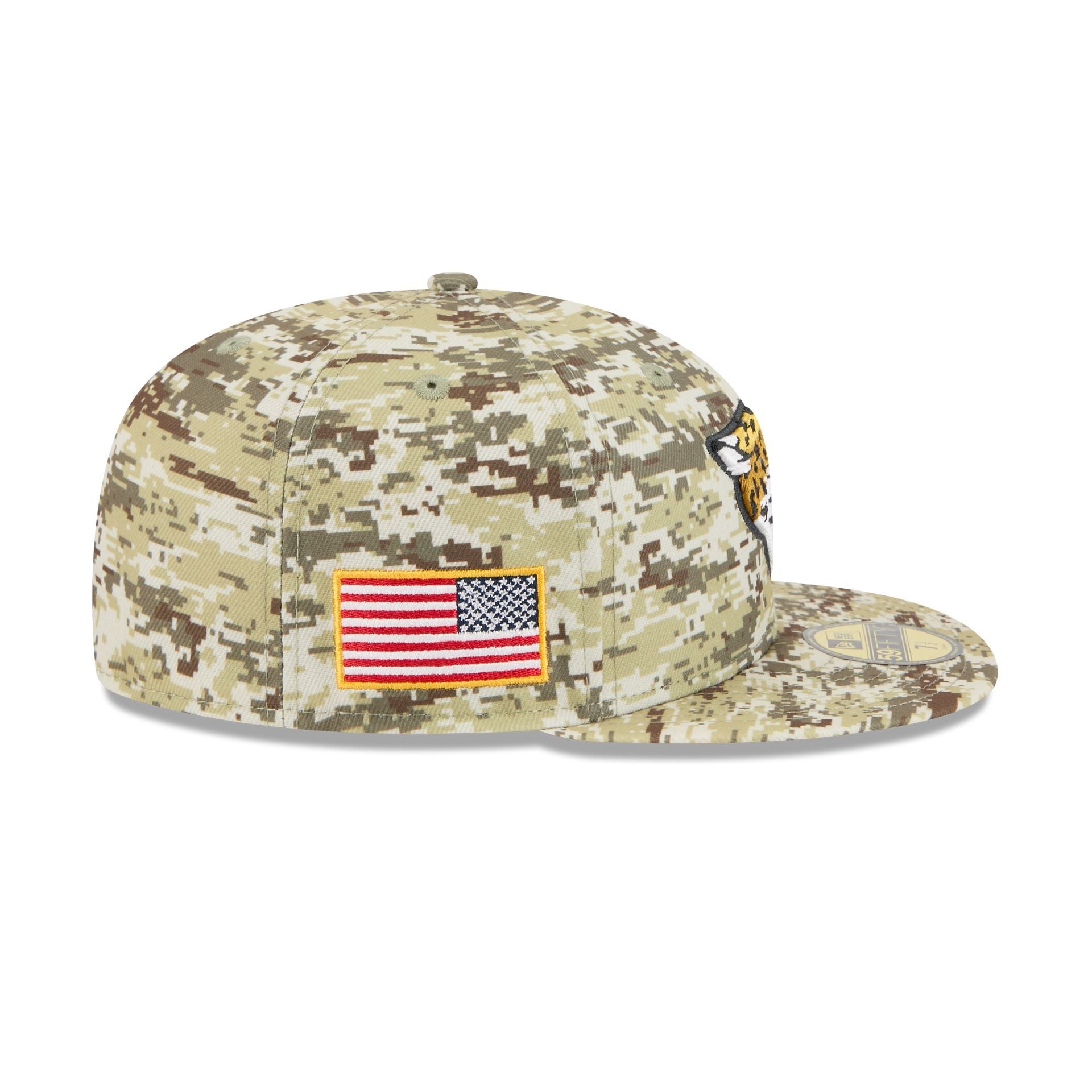 Jacksonville Jaguars 2025 Salute to Service Fan Gear 59FIFTY Fitted Hat