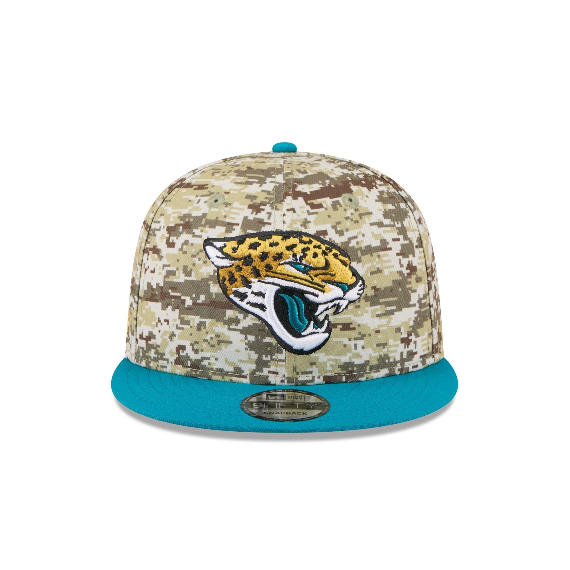 Jacksonville Jaguars 2025 Salute to Service Fan Gear 9FIFTY Snapback Hat