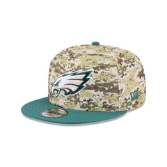 Philadelphia Eagles 2025 Salute to Service Fan Gear 9FIFTY Snapback Hat