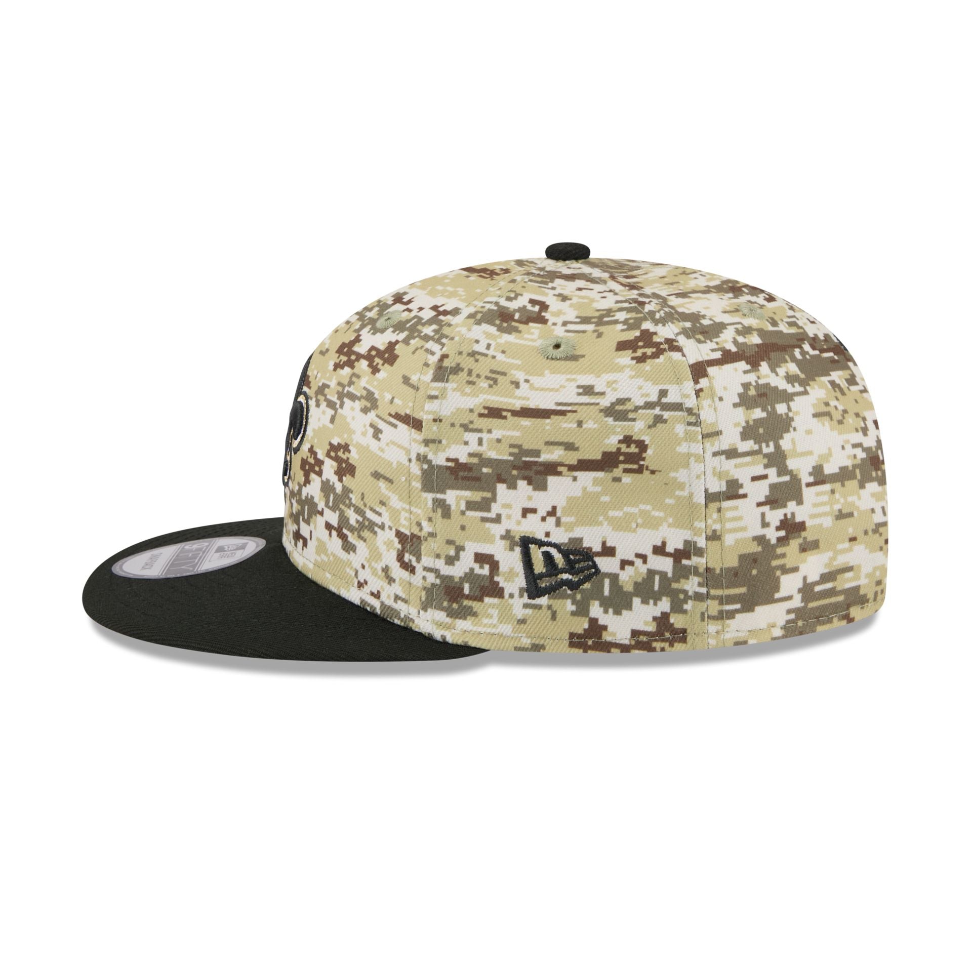 New Orleans Saints 2025 Salute to Service Fan Gear 9FIFTY Snapback Hat