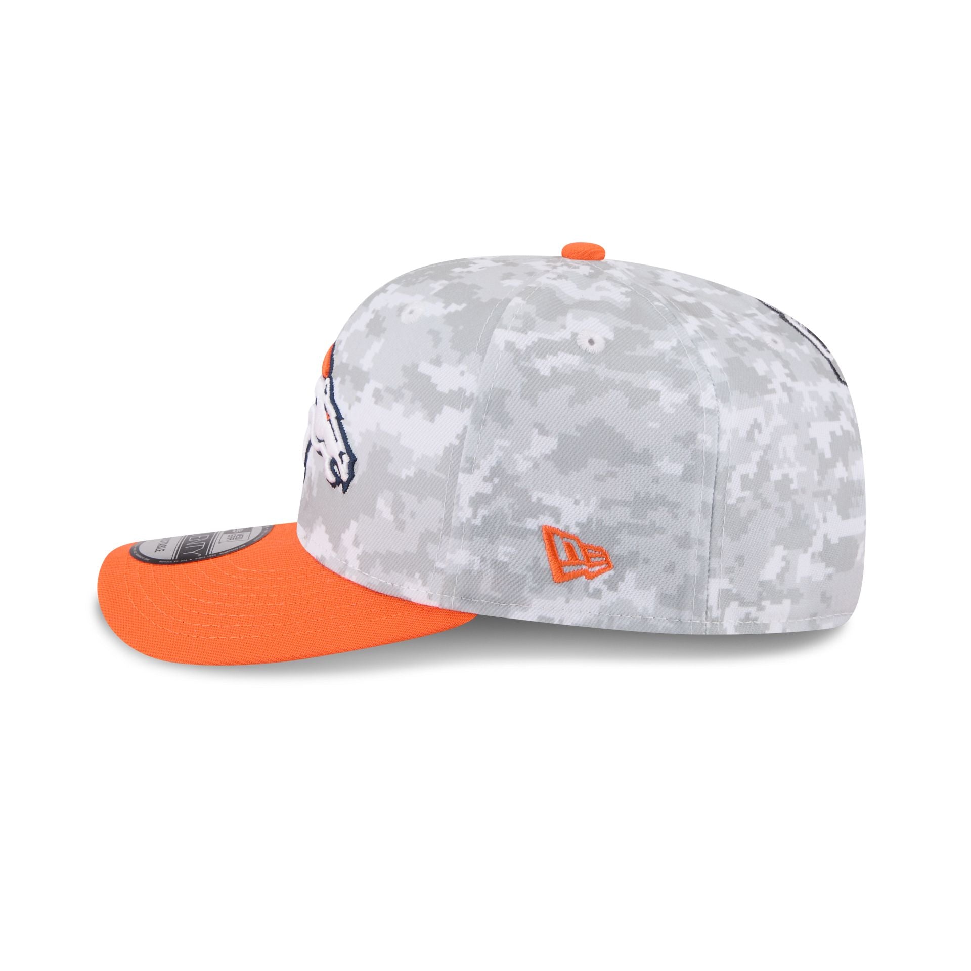 Denver Broncos 2025 Salute to Service Fan Gear 9SEVENTY Stretch-Snap Hat