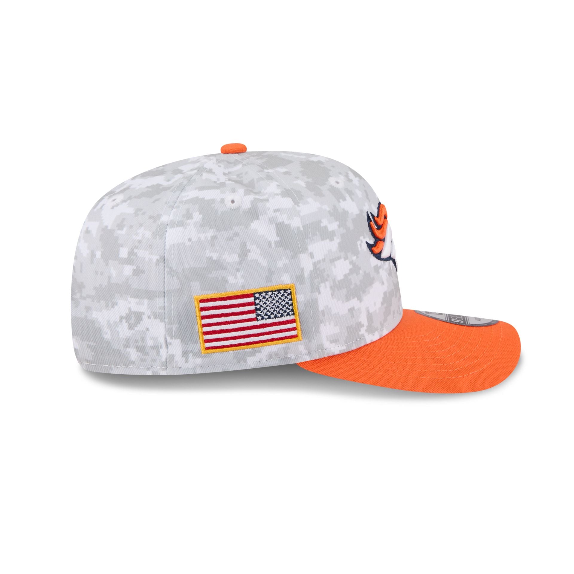 Denver Broncos 2025 Salute to Service Fan Gear 9SEVENTY Stretch-Snap Hat