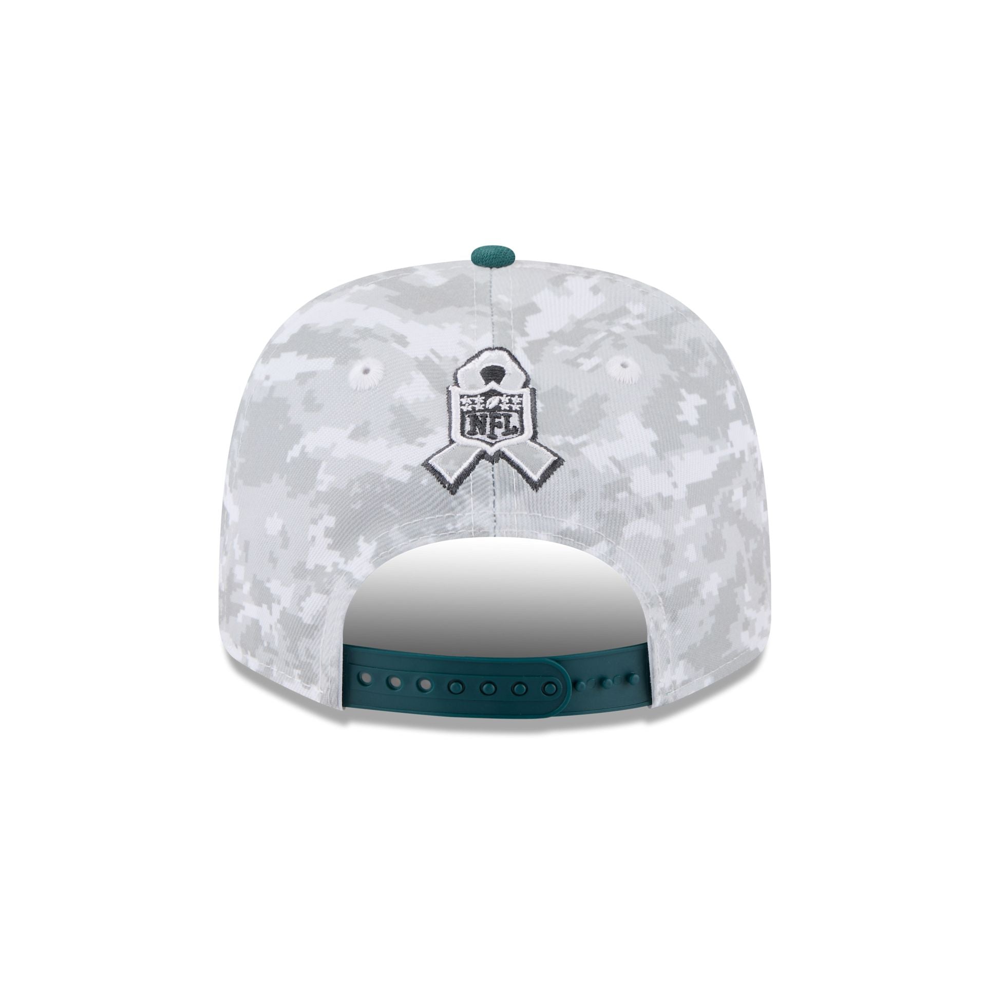 Philadelphia Eagles 2025 Salute to Service Fan Gear 9SEVENTY Stretch-Snap Hat