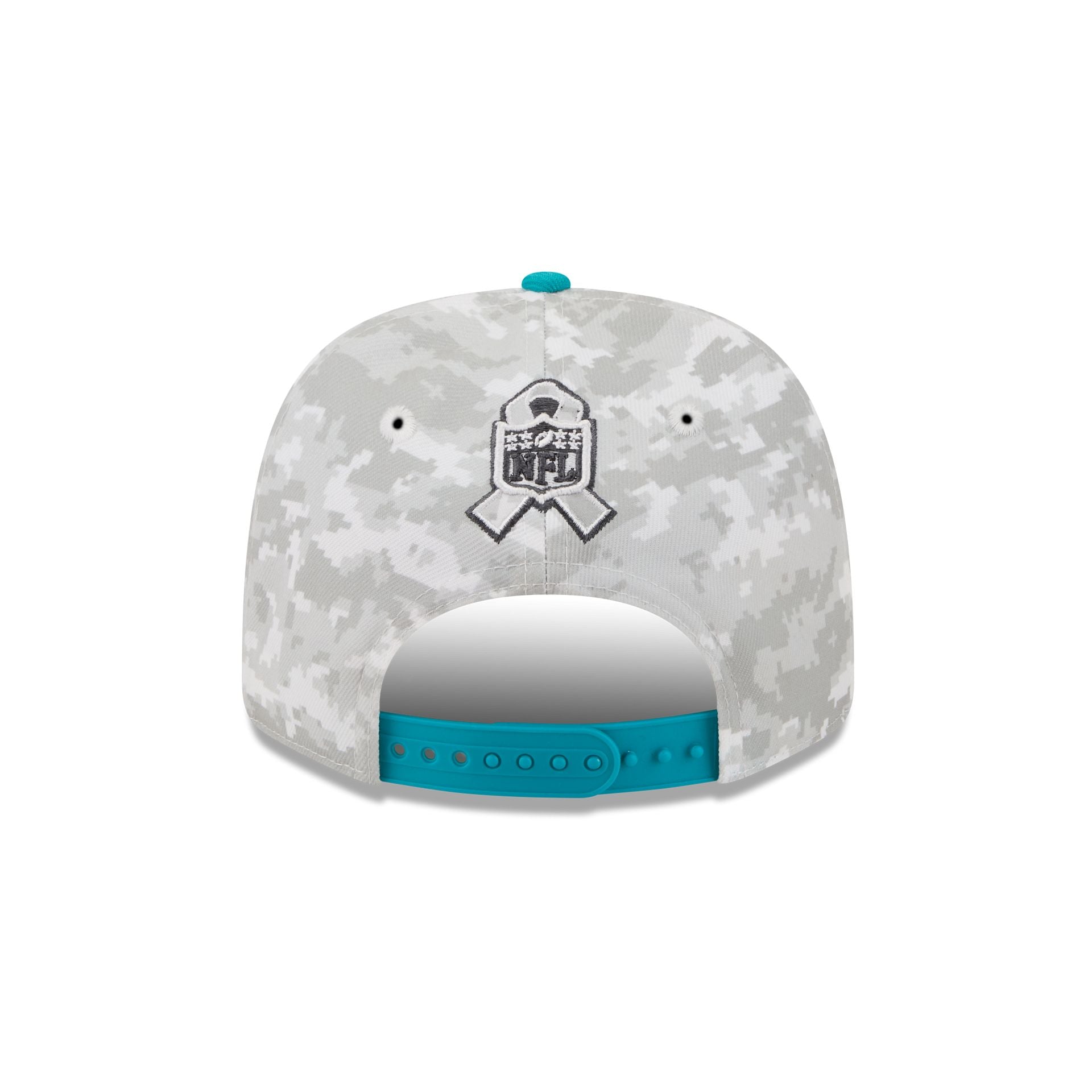 Miami Dolphins 2025 Salute to Service Fan Gear 9SEVENTY Stretch-Snap Hat