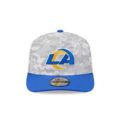Los Angeles Rams 2025 Salute to Service Fan Gear 9SEVENTY Stretch-Snap Hat
