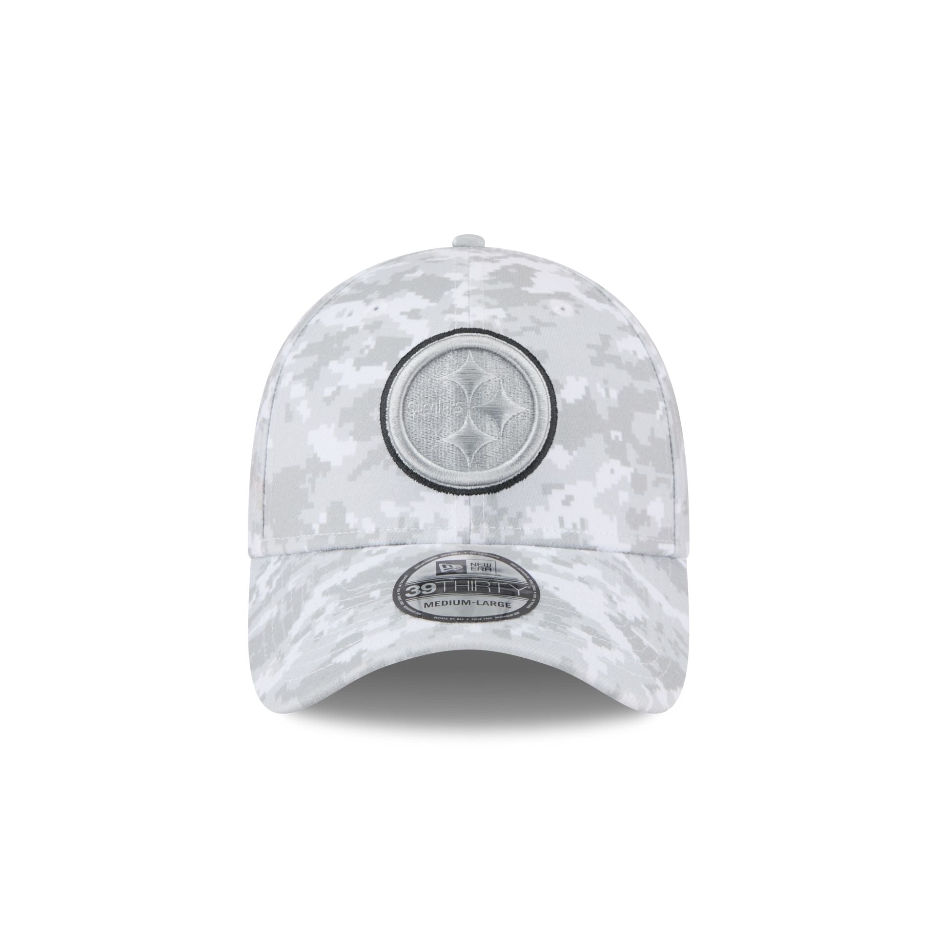 Pittsburgh Steelers 2025 Salute to Service Fan Gear 39THIRTY Stretch Fit Hat
