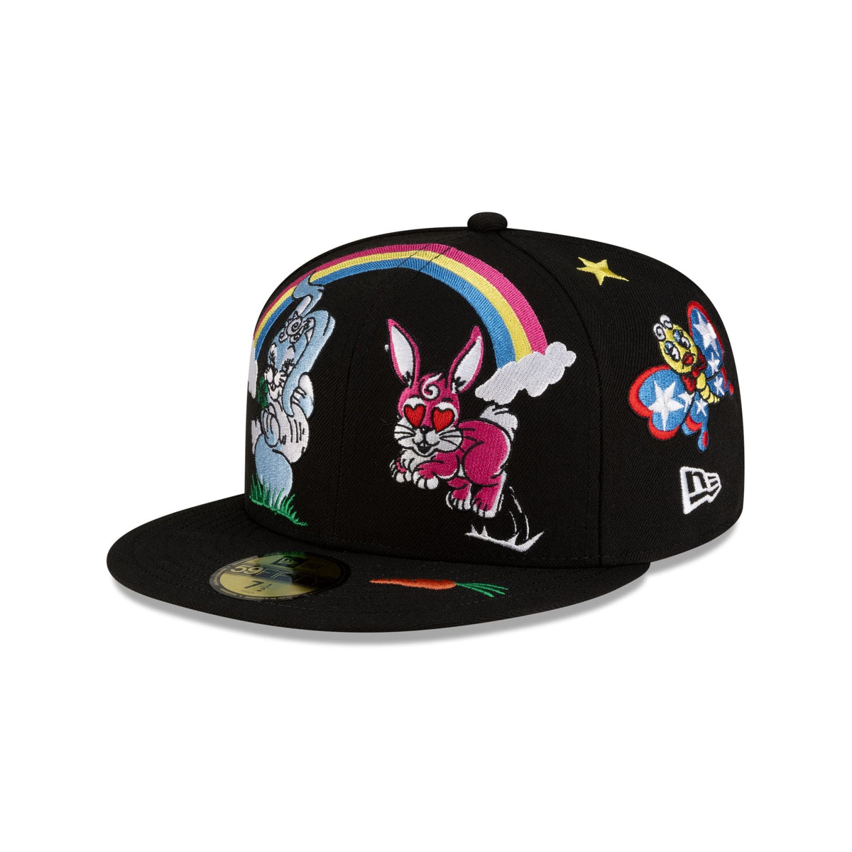 Kenzo Lucky Me Cartoon Black 59FIFTY Fitted Hat