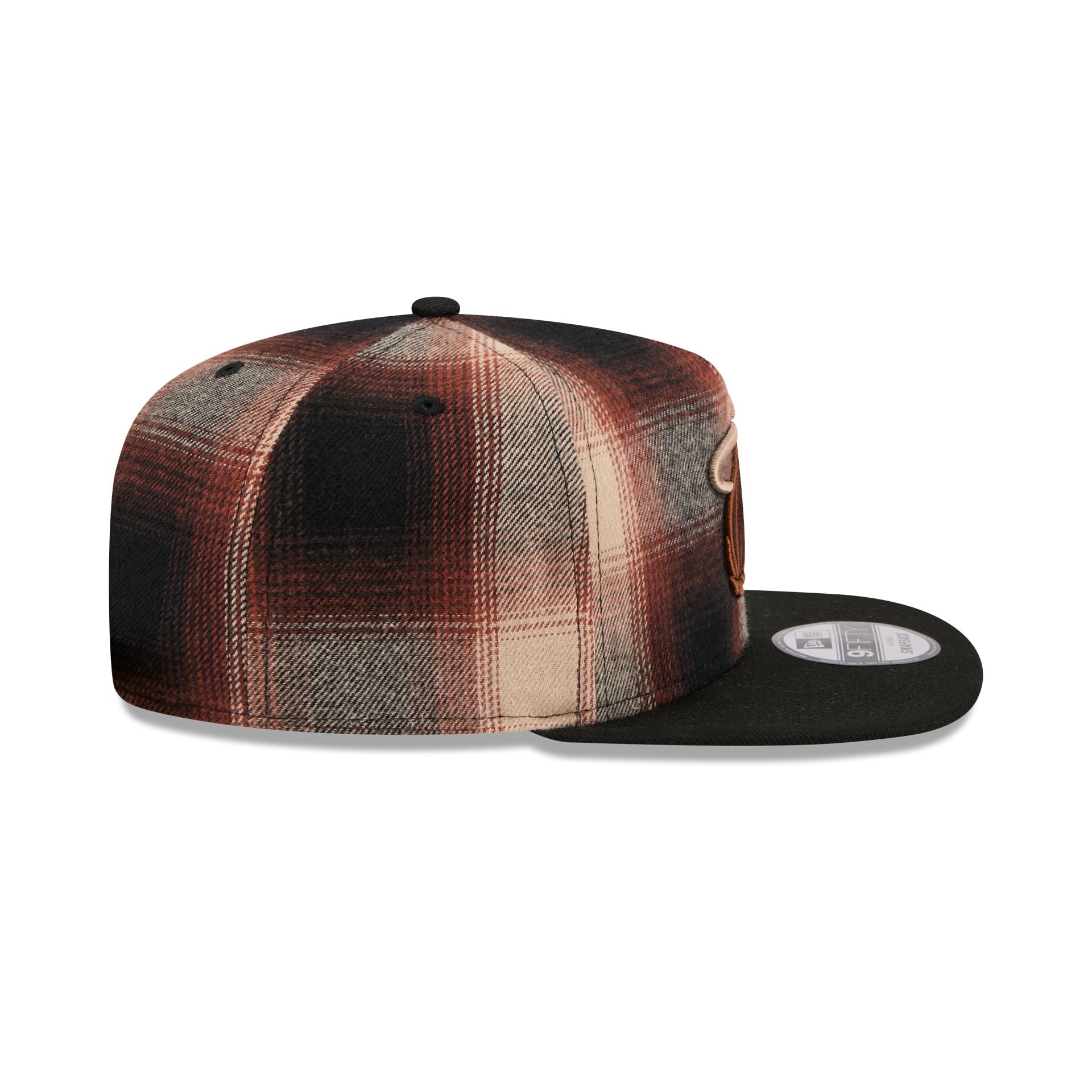 Miami Heat Grunge Plaid 9FIFTY A-Frame Adjustable Hat
