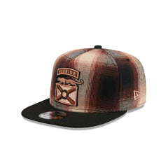 Florida Panthers Grunge Plaid 9FIFTY A-Frame Adjustable Hat