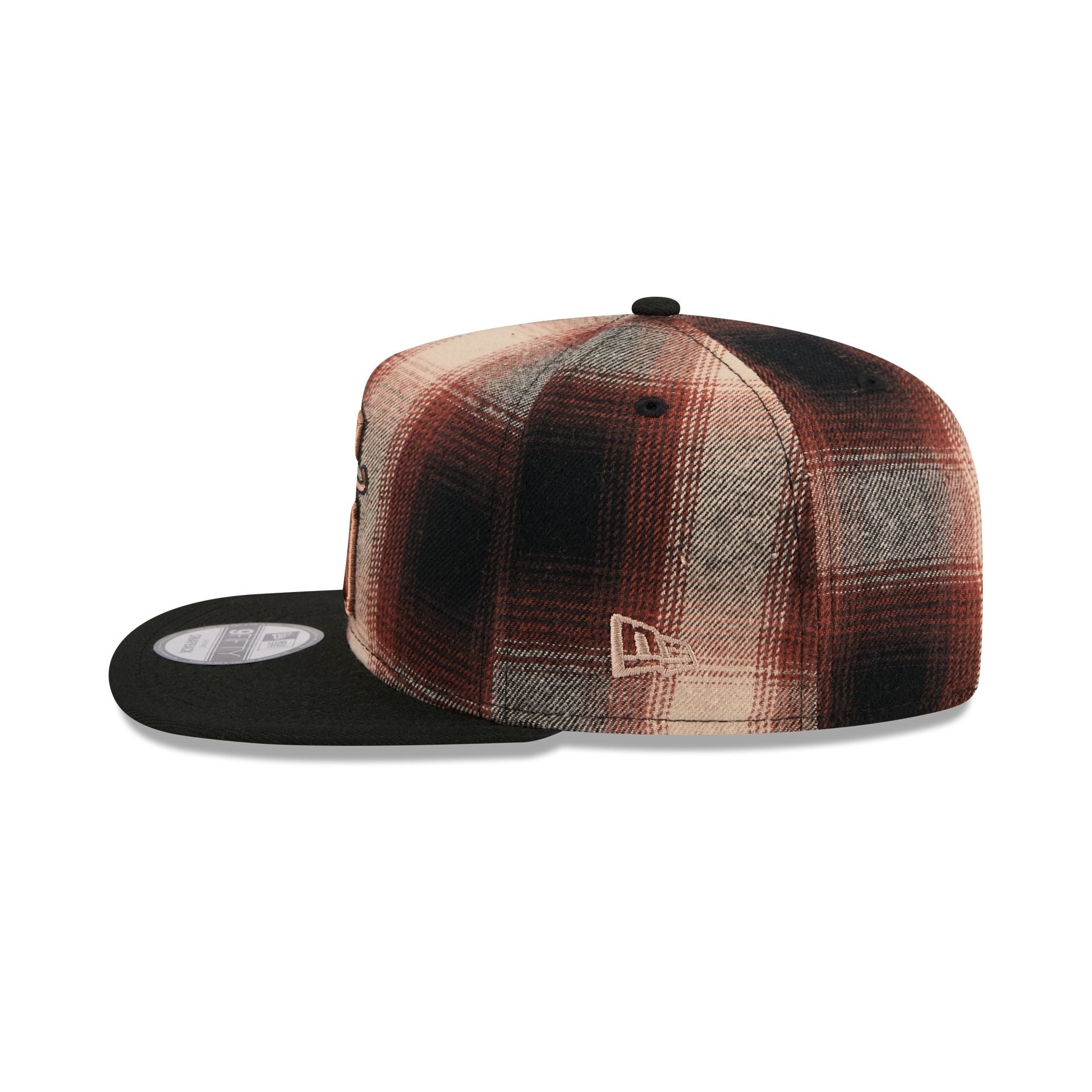 Florida Panthers Grunge Plaid 9FIFTY A-Frame Adjustable Hat