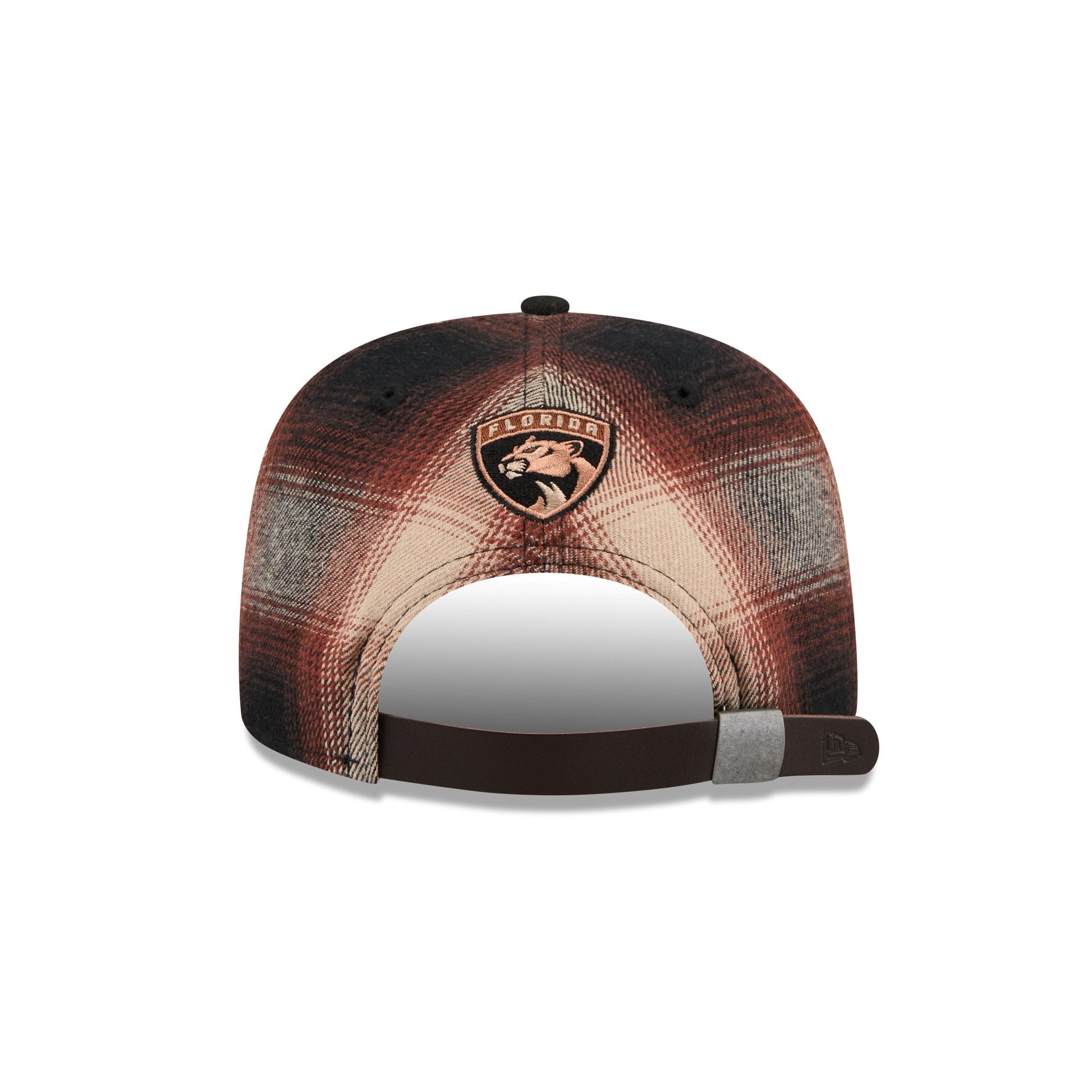Florida Panthers Grunge Plaid 9FIFTY A-Frame Adjustable Hat