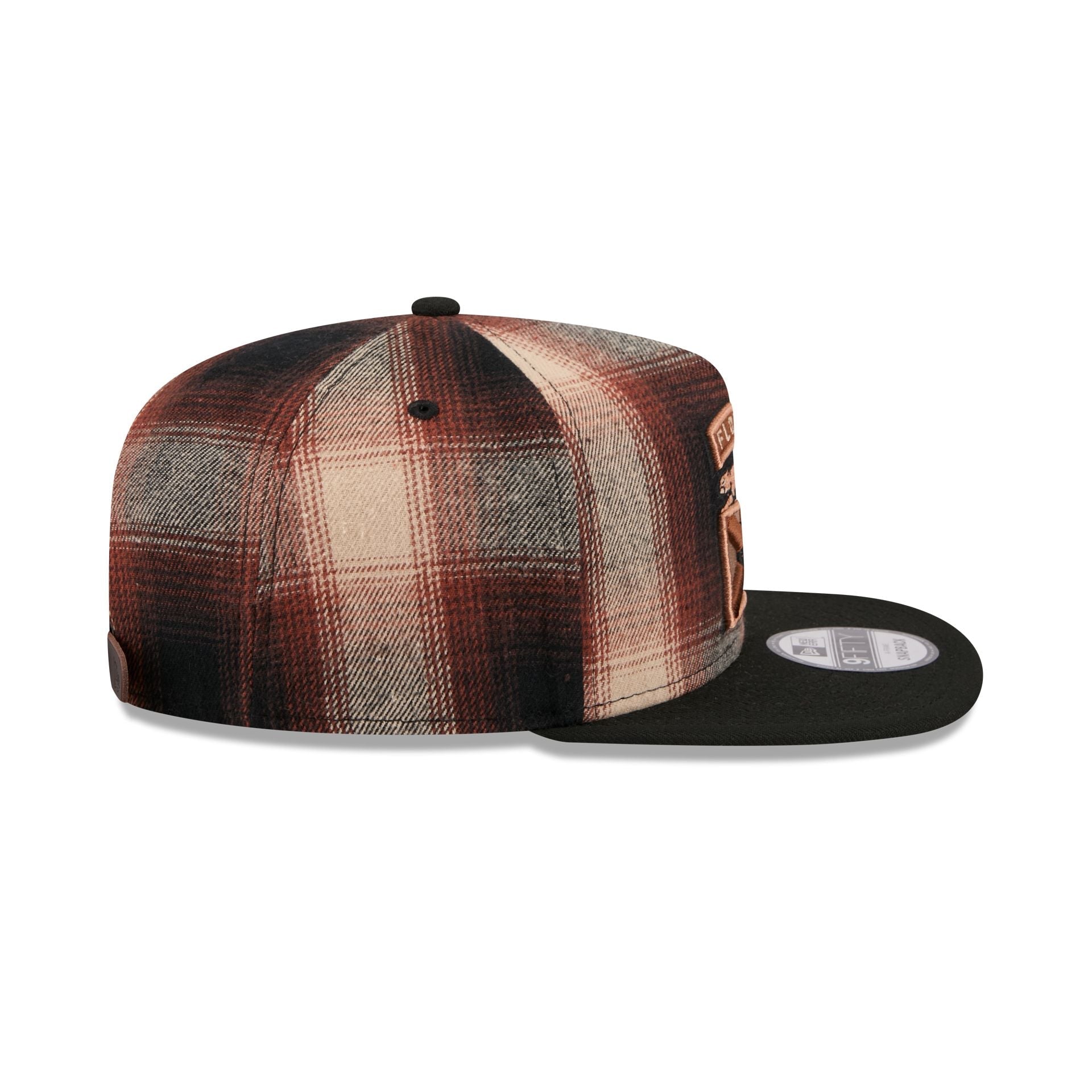 Florida Panthers Grunge Plaid 9FIFTY A-Frame Adjustable Hat