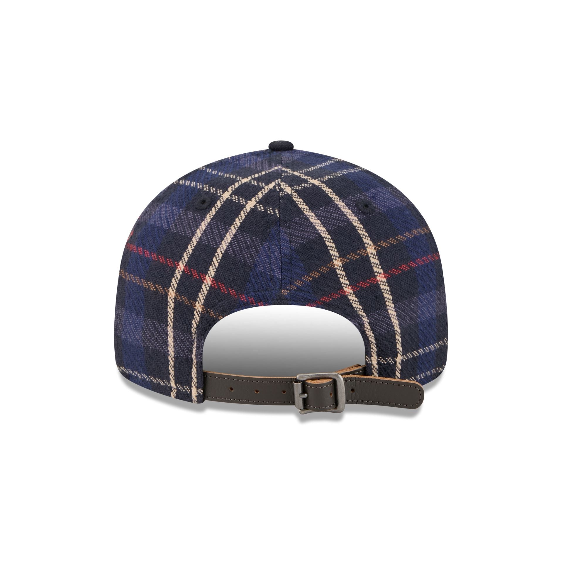 New York Knicks Grunge Plaid Retro Crown 9FIFTY Adjustable Hat