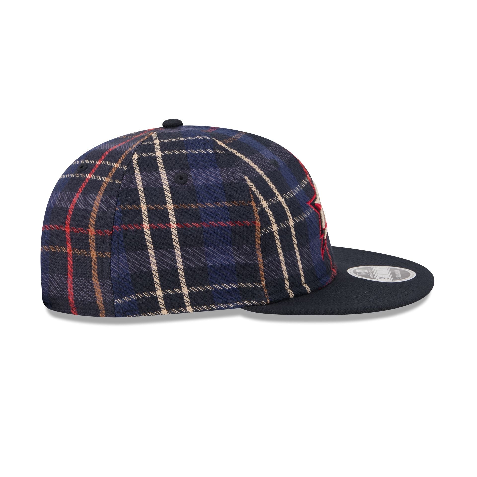 Dallas Stars Grunge Plaid Retro Crown 9FIFTY Adjustable Hat