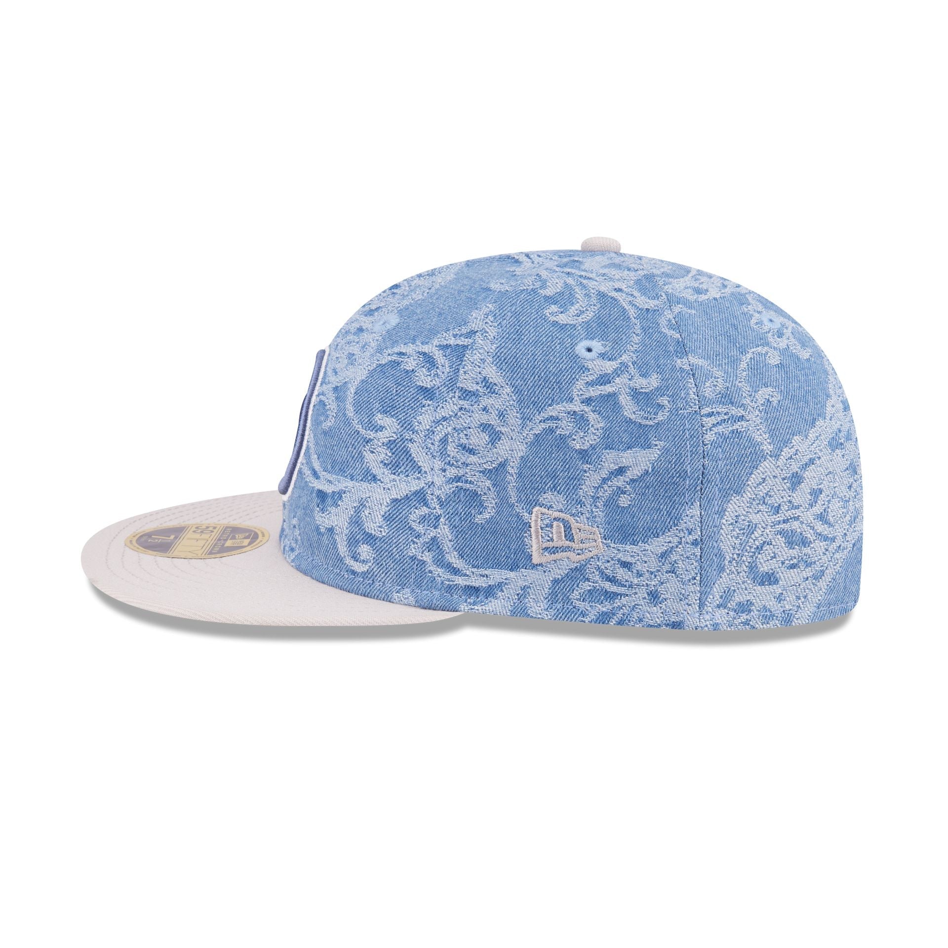Just Caps Jacquard Denim Pittsburgh Steelers Retro Crown 59FIFTY Fitted Hat