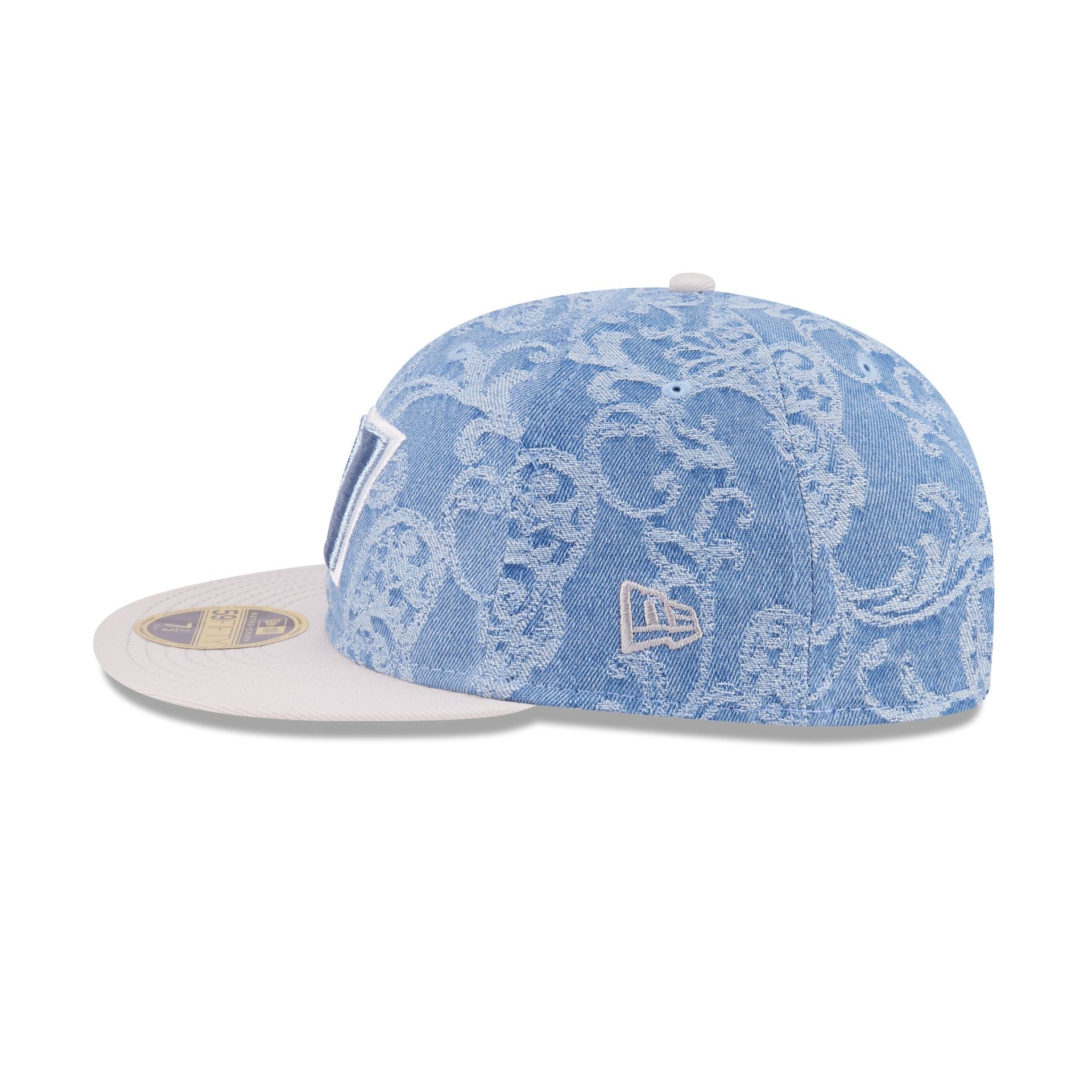 Just Caps Jacquard Denim Washington Commanders Retro Crown 59FIFTY Fitted Hat
