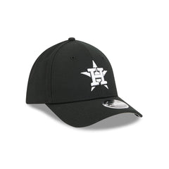 Houston Astros Black and White 39THIRTY M-Crown Stretch Fit Hat
