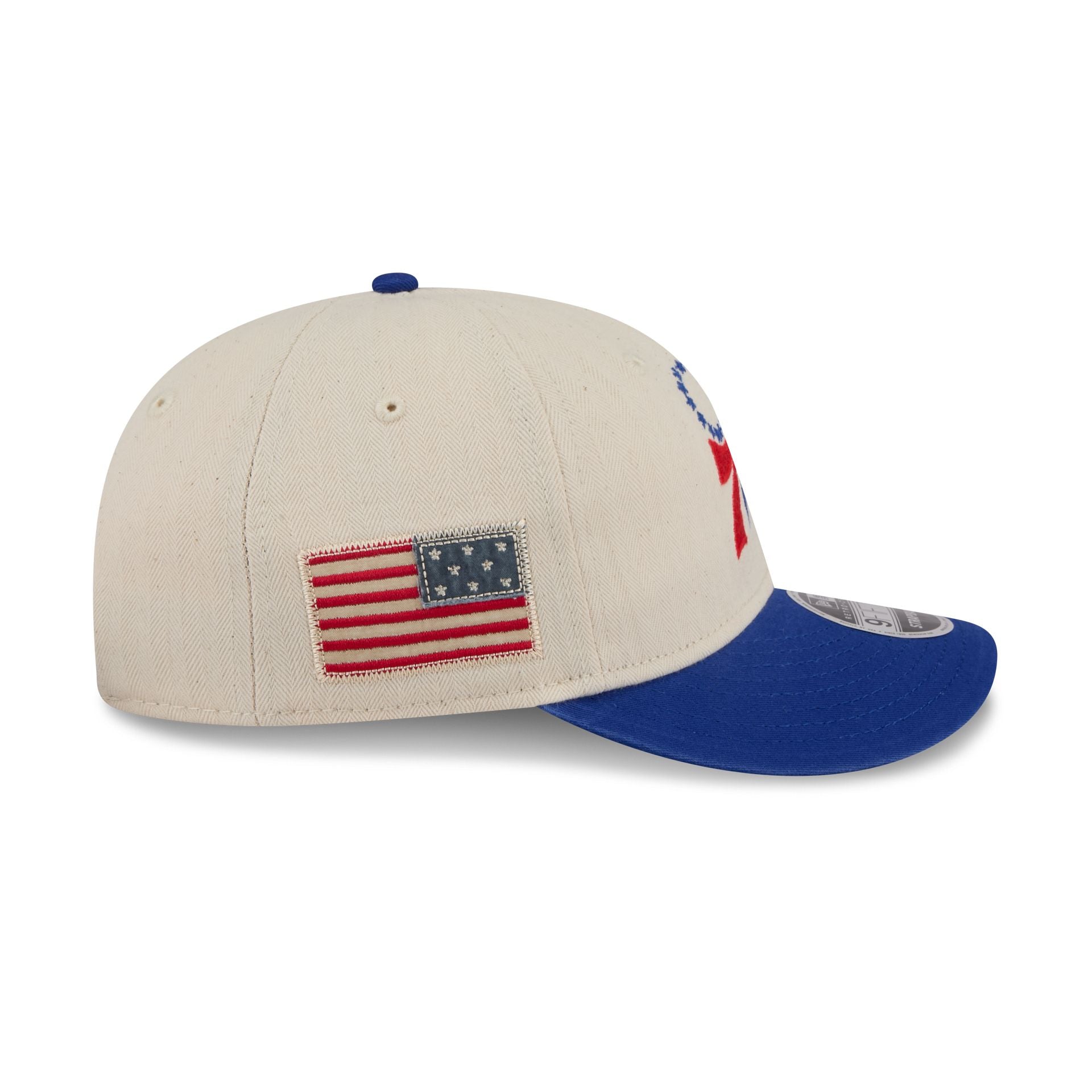 Philadelphia 76ers Three Looms Americana Herringbone Retro Crown 9FIFTY Adjustable Hat