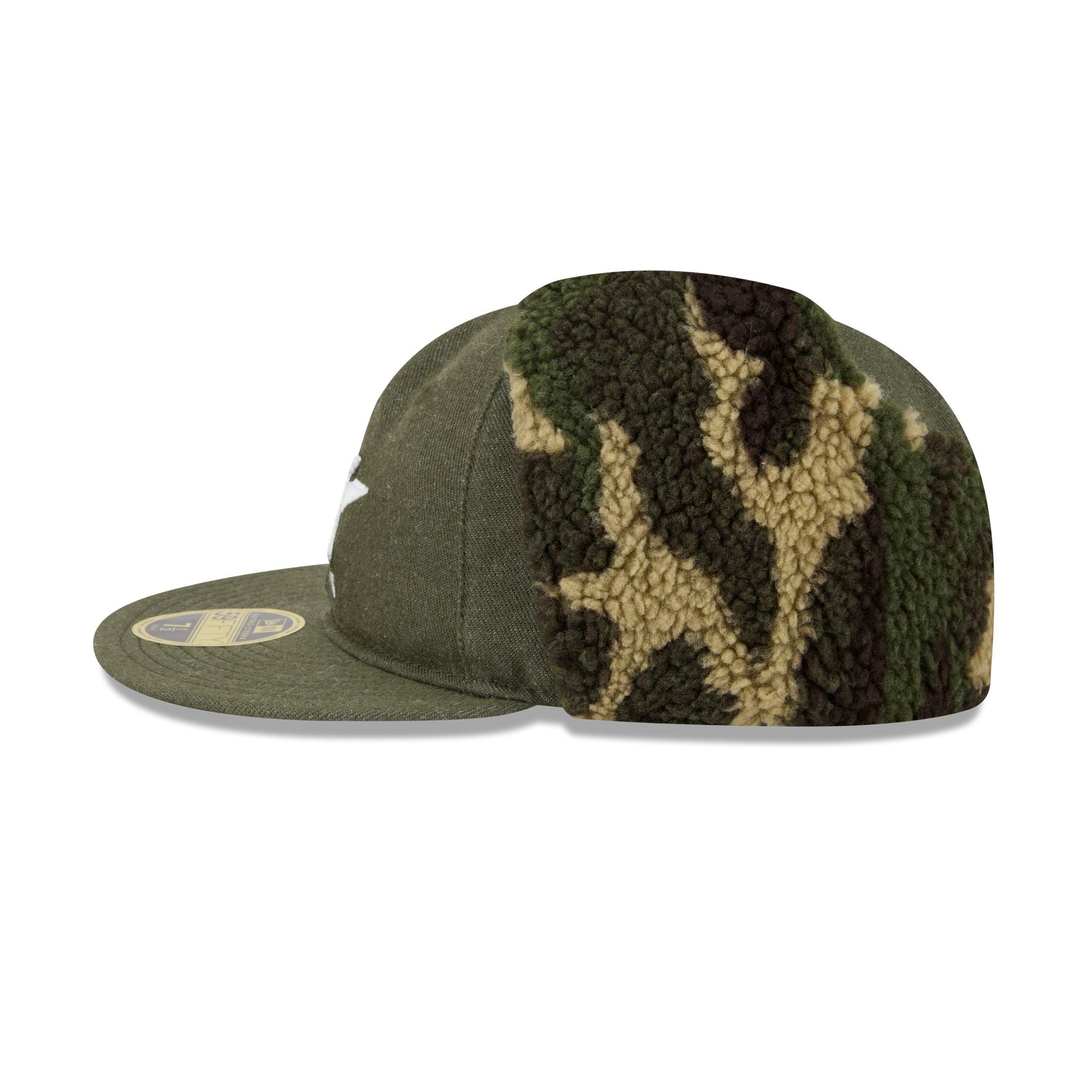 Houston Astros Three Looms Cotton Twill Camo Retro Crown Dog Ear 59FIFTY Fitted Hat