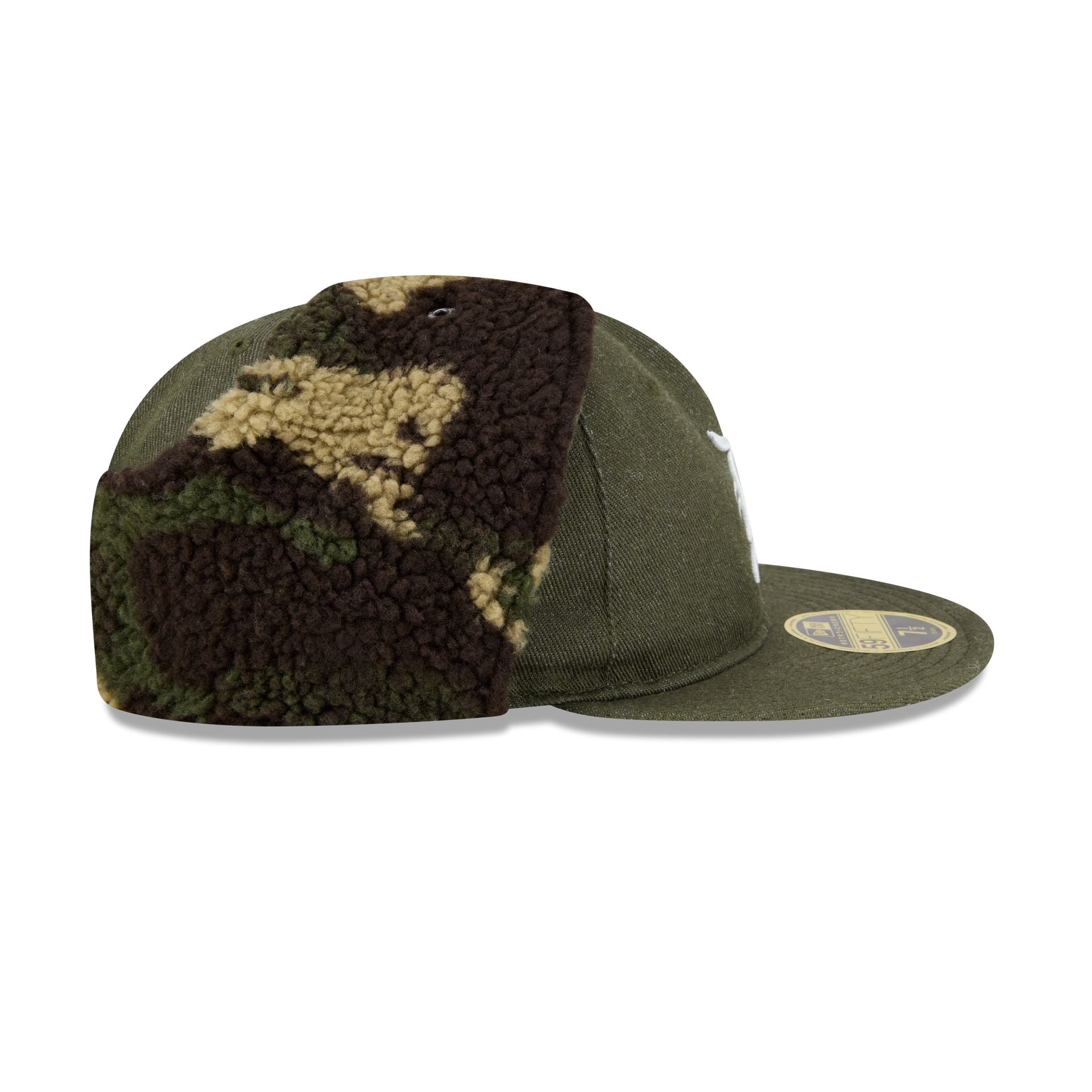 Detroit Tigers Three Looms Cotton Twill Camo Retro Crown Dog Ear 59FIFTY Fitted Hat