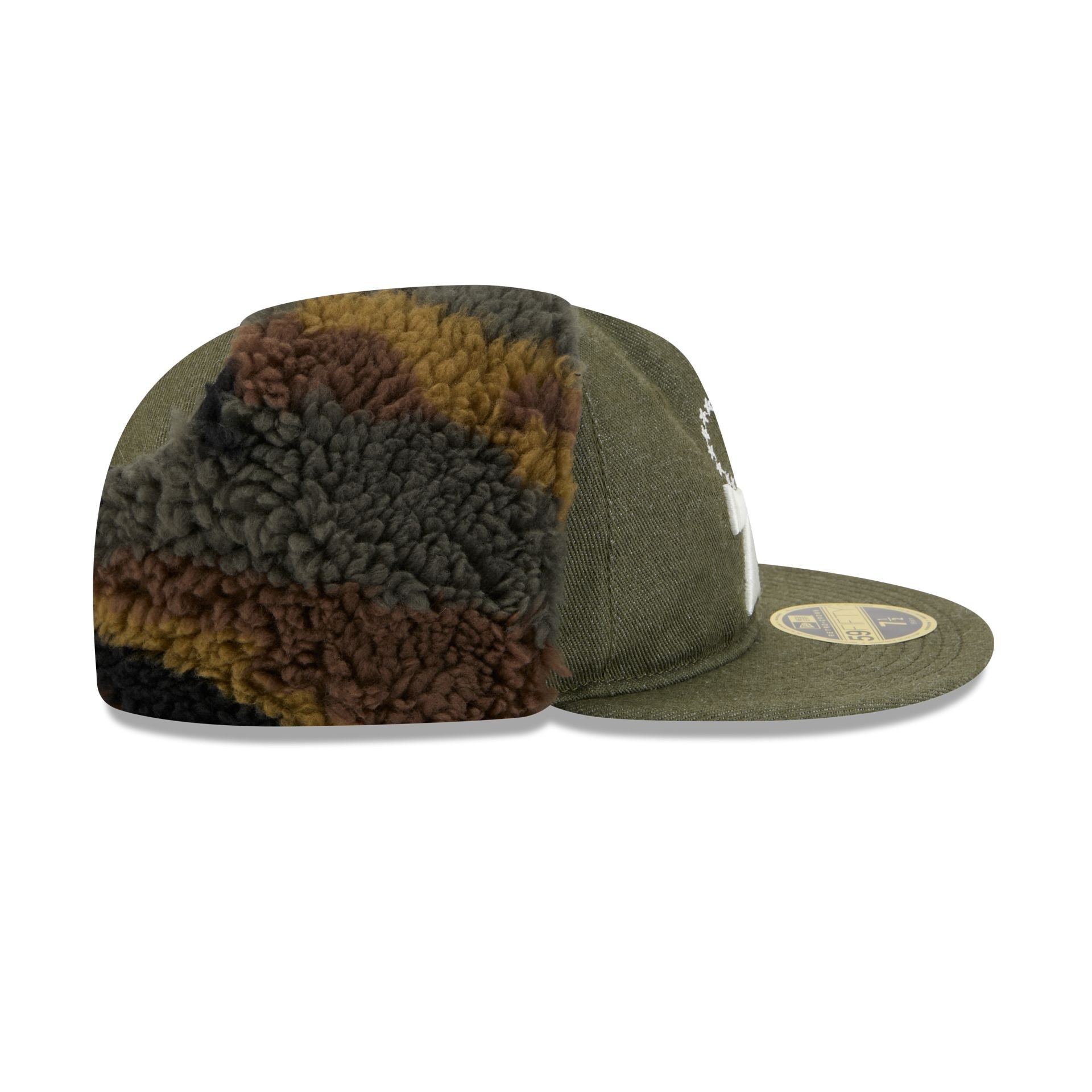 Philadelphia 76ers Three Looms Cotton Twill Camo Retro Crown Dog Ear 59FIFTY Fitted Hat