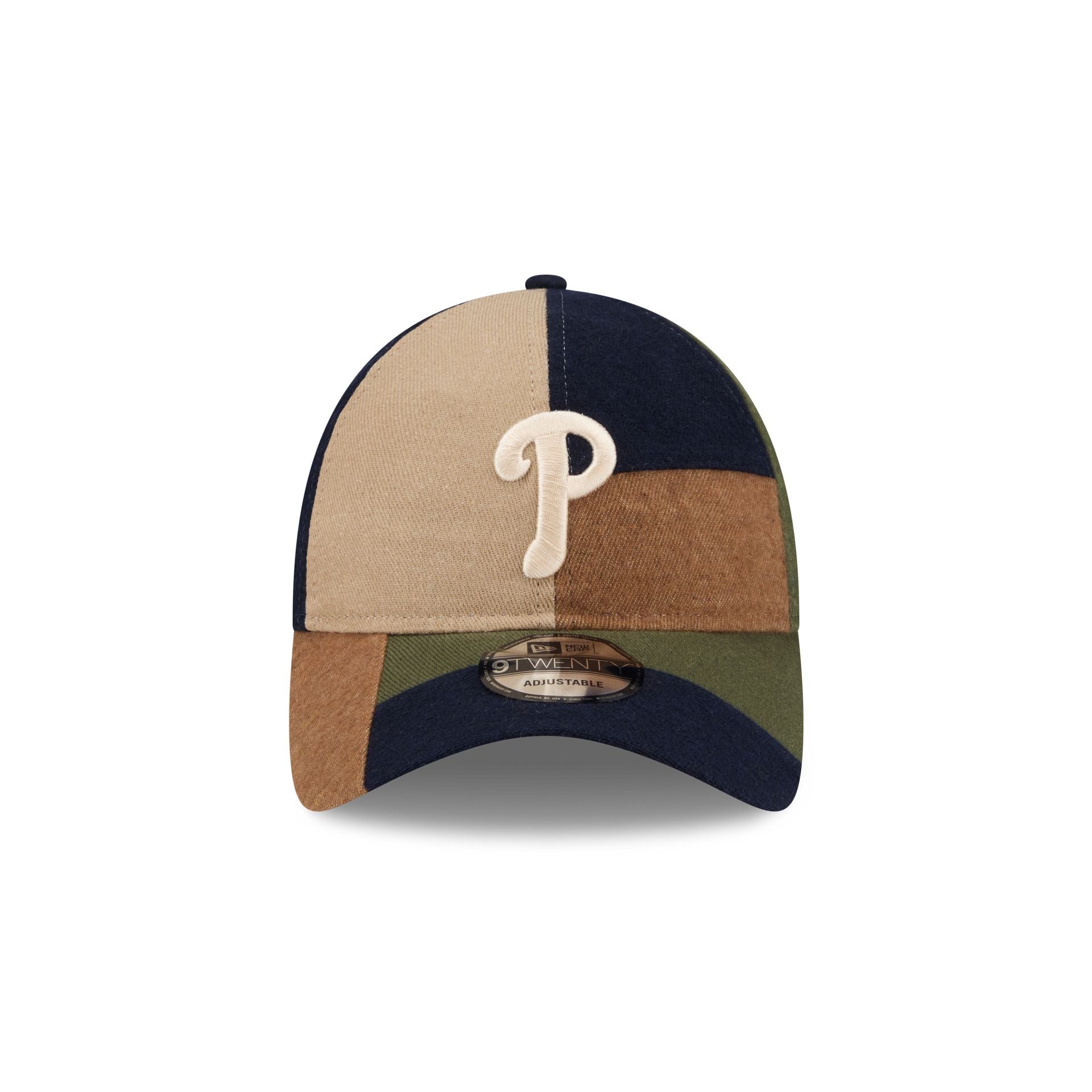 Philadelphia Phillies Three Looms Cotton Twill Patchwork 9TWENTY Adjustable Hat
