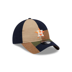 Houston Astros Three Looms Cotton Twill Patchwork 9TWENTY Adjustable Hat